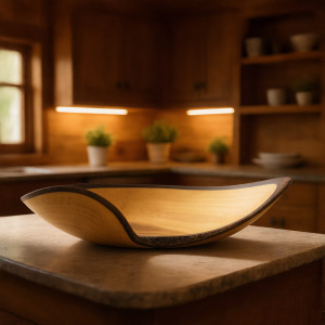 Misa z Orzecha – Ręcznie Toczona, Prezent Premium