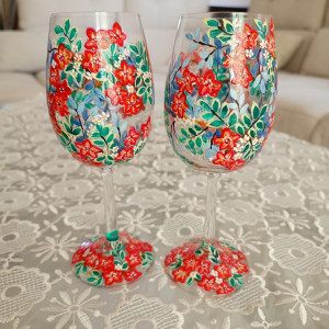 Młoda Para kieliszki do wina 280 ml. 2 sztuki.