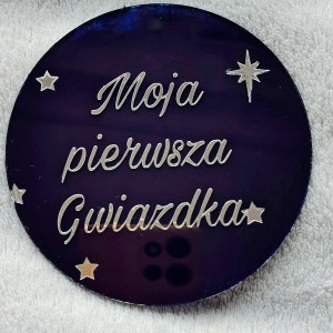 Moja pierwsza Gwiazdka, tabliczka do sesji zdjęciowej, Boże Narodzenie