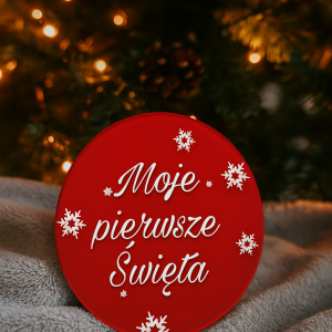 Moje pierwsze Święta, tabliczka do sesji zdjęciowej, Boże Narodzenie