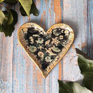 MORZE - kolorowe serduszko ceramiczne