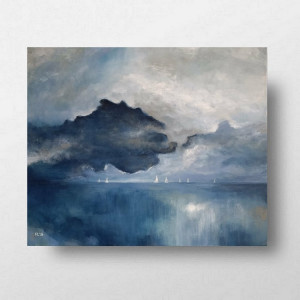 Morze  - obraz akrylowy  50/60 cm.