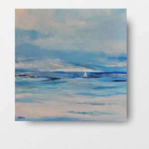 Morze- obraz akrylowy 50x50 cm