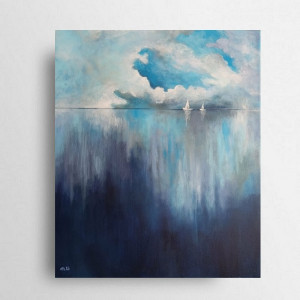 Morze  - obraz akrylowy  60/50 cm.