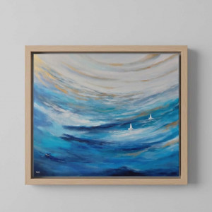 Morze   - obraz akrylowy  60/70 cm.