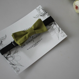 Mucha muszka bawełna matowa oliwka rozmiary