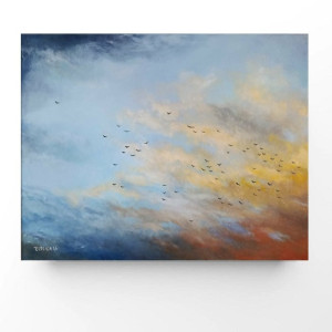 Na niebie -obraz akrylowy formatu 40/50 cm