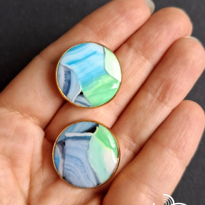 nad oceanem no6 - kolczyki