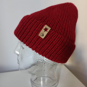 Najbardziej miejska czapka hipster beanie-czerwona