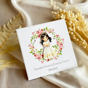 Najpiękniejsze zaproszenie na Komunię dla dziewczynki