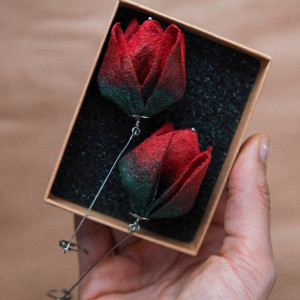 Najpiękniejszy prezent dla kobiety zamiast kwiatów - kolczyki Tulipany