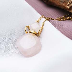 Naszyjnik "Amoris Essence" - Twoja Osobista Aura z kwarcu