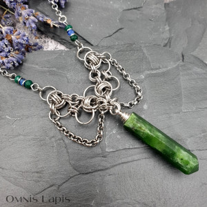 Naszyjnik chainmaille -  tajemniczy nefryt