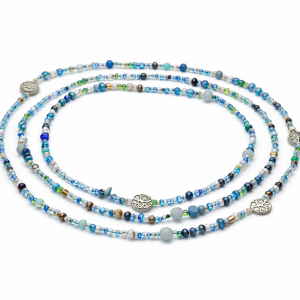 Naszyjnik Etno z Talizmanami Szczęścia