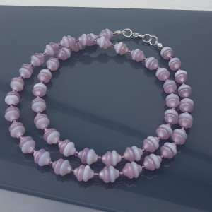 Naszyjnik Korale Langustka Fiolet