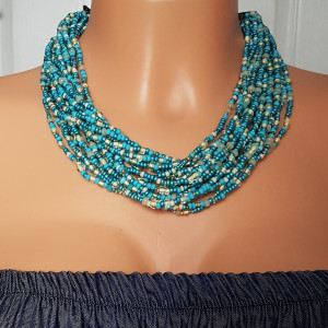 Naszyjnik Koralikowy Kalait