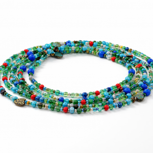 Naszyjnik Koralowa Swoboda - dwa sznury koralit