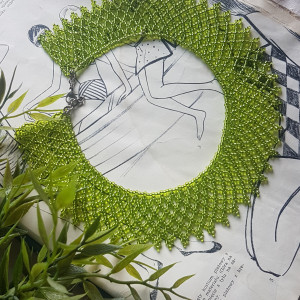 Naszyjnik Krywulka Koralowe Kiwi  nasz23.27