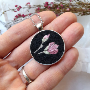 Naszyjnik Noc w magnoliach okrągły