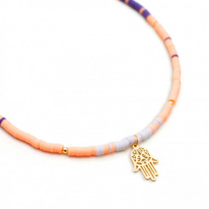 Naszyjnik "Summer Hamsa" - Ręka Fatimy