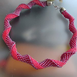 Naszyjnik Twisted Red