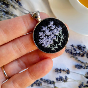 Naszyjnik Wieczór o zapachu lawendy 2