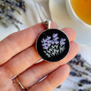 Naszyjnik Wieczór o zapachu lawendy 3