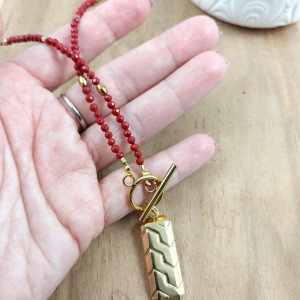 Naszyjnik z kamieni - agat 3