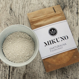Naturalna glinka biała kaolin Mikuno