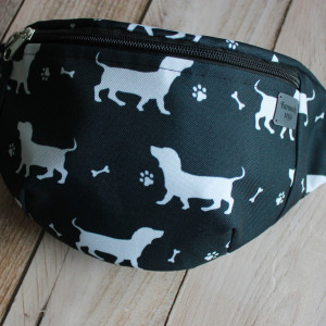 Nerka jamniki biało-czarna