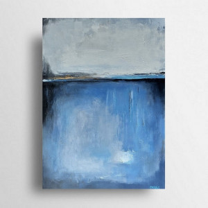 Niebieski sen-obraz akrylowy  50/70 cm