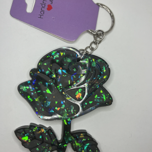 Nocne konfetti brelok róża