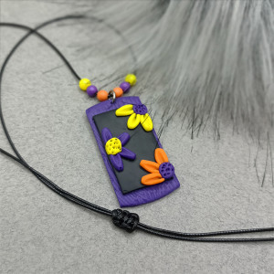 „NORA” wisiorek z glinki polimerowej