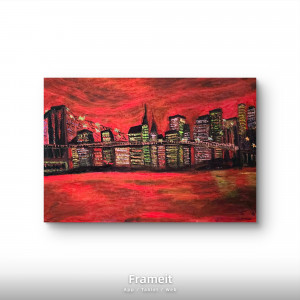 Nowy York, obraz na plotnie , 60x40x2 cm