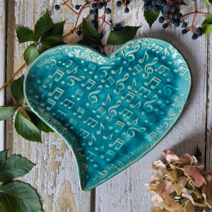 NUTY, Serce XL z nutkami w turkusie