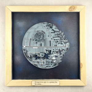 Obraz 3D - Gwiazda śmierci