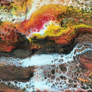 Obraz abstrakcja "kolory ziemi"