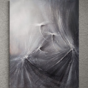 Obraz płótno ręcznie malowany akryl strukturalny 3d abstrakcja