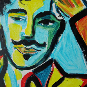 obraz portret aktora Laurence Olivier