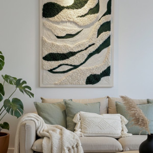 Obraz tkany abstrakcja