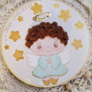 Obrazek z Aniołem Stróżem dla dziecka