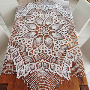 Obrus szydełkowy