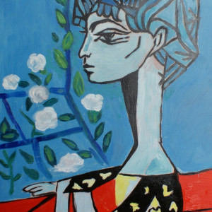 olejny obraz   portret kobiety pablo picasso
