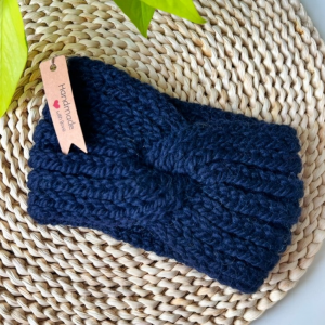 Opaska - granat wełna