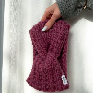 Opaska wełniana handmade 100% wełna