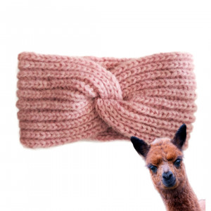 Opaska z alpaki i wełny merino – delikatna, lekka, ciepła, niegryząca