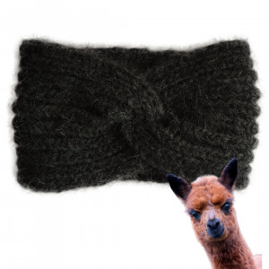 Opaska z alpaki i wełny merino – delikatna, miękka, niegryząca, lekka