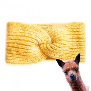 Opaska z alpaki i wełny merino – lekka, niegryząca, ciepła, wygodna