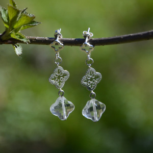 ORNAMENTY I KRYSZTAŁ GÓRSKI. kolczyki