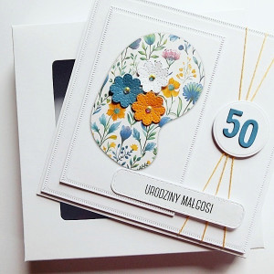 Oryginalna kartka na urodziny z liczbą